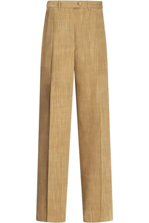 Etro Slub-effect tailored trousers