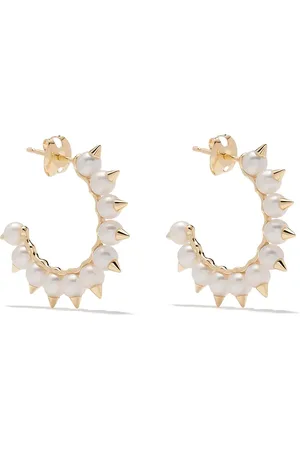 Tasaki 18kt yellow Danger Tribe earrings