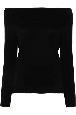 Allude Off-shoulder sweater