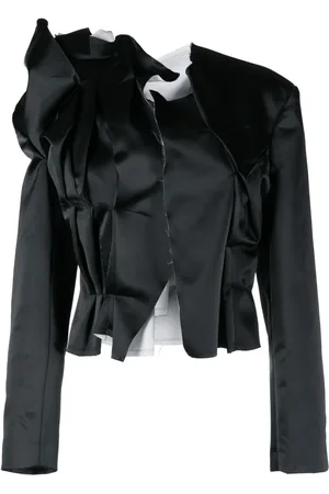 Comme des Garçons Gathered -effect layered blazer