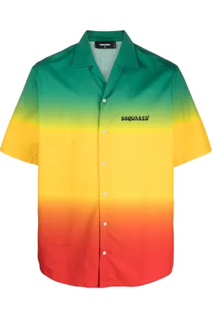 Dsquared2 Ombré-effect short-sleeve shirt