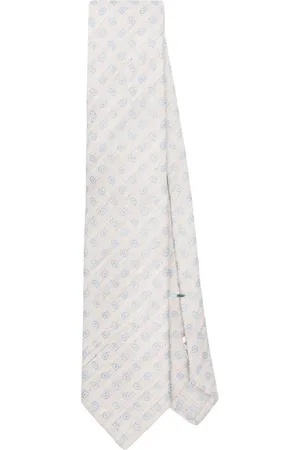 LUIGI BORRELLI NAPOLI Paisley-jacquard tie