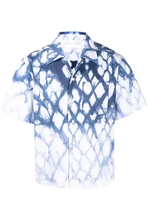 DION LEE Shibori short-sleeve shirt