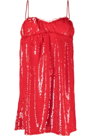 Ganni Sequinned sleeveless minidress