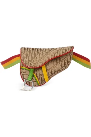 Dior 2004 Rasta Trotter Saddle belt bag