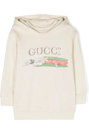 Gucci Web-detailed cotton hoodie