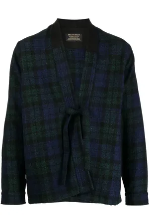 Maharishi Tartan front-tie jacket