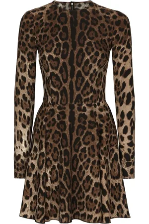 Dolce & Gabbana Leopard-print short dress