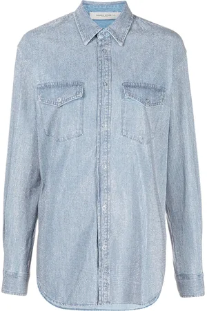Golden Goose Studded denim overshirt