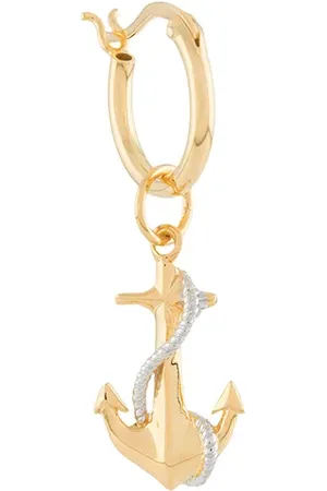 TRUE ROCKS Anchor hoop earring