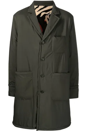 4SDESIGNS Patch-pockets single-breasted coat