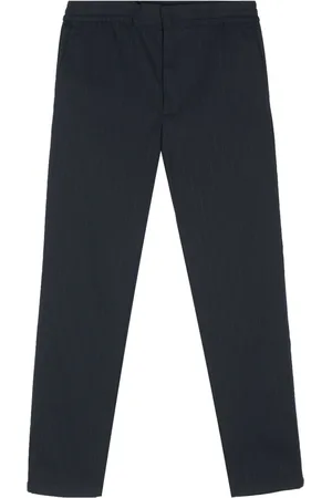 NN.07 Foss pinstriped tapered trousers