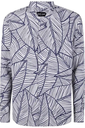 Giorgio Armani Leaf-print shirt