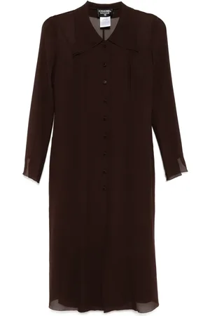 CHANEL 1997 Setup Suit Blouse Sleeveless Dress