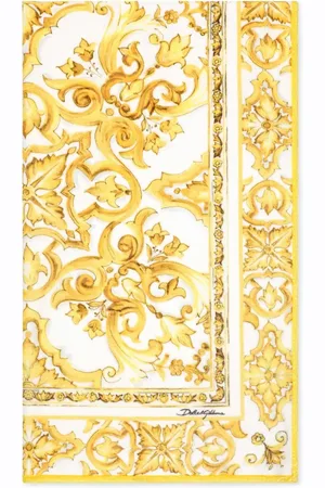 Dolce & Gabbana Majolica-print cotton towel