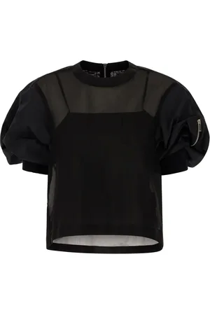 SACAI Cotton-blend blouse