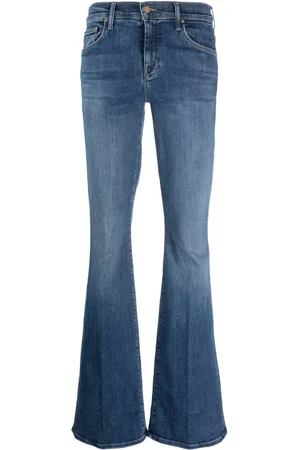 Mother The Down Low Weekender Heel bootcut jeans