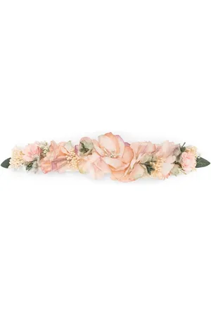 Amaya Floral-appliqué belt
