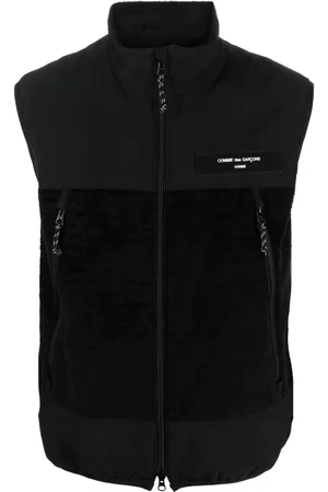 Comme des Garçons Zip-up panelled waistcoat