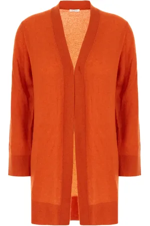 Malo Fine-knit open-front cardi-coat