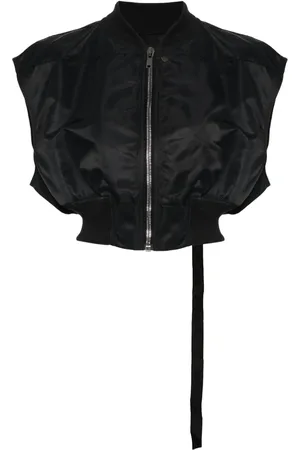 Rick Owens Babel Tatlin sleeveless bomber jacket