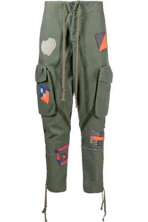 GREG LAUREN Patchwork cargo trousers
