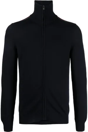 Gucci Stripe-detail zip-up cardigan