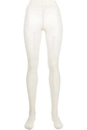 Durazzi Milano Frayed-detail silk tights