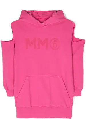 Maison Margiela Logo-print cut-out dress