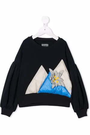 Il gufo Appliqué-detail cotton sweatshirt