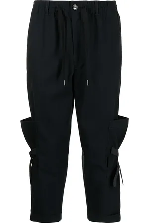 Ports V Cropped drawstring trousers