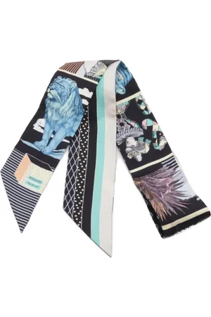 Hermès 2010s Grand Theater Nouveau bandeau scarf
