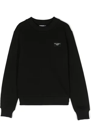 Dolce & Gabbana Logo-patch cotton sweatshirt