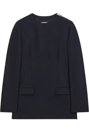 DRIES VAN NOTEN Collarless tunic blazer