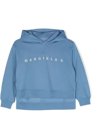Maison Margiela Logo-embroidered hooded sweatshirt