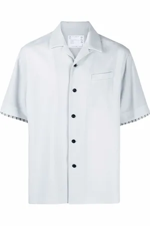 SACAI Layered-detail short-sleeve shirt