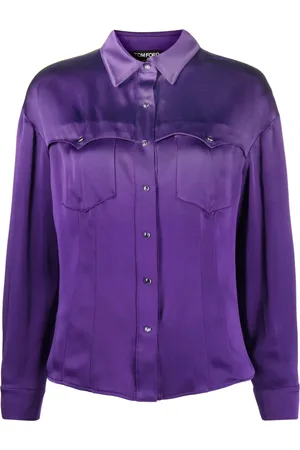 Tom Ford Western-style satin shirt