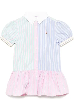Ralph Lauren Logo-embroidered shirt dress