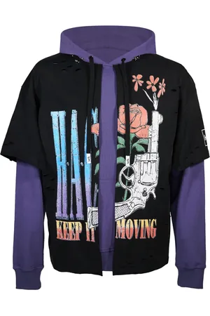 HACULLA Keep It Moving layered hoodie