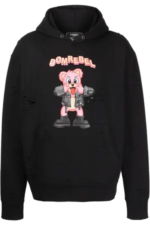 DOMREBEL Punk Bear pullover hoodie