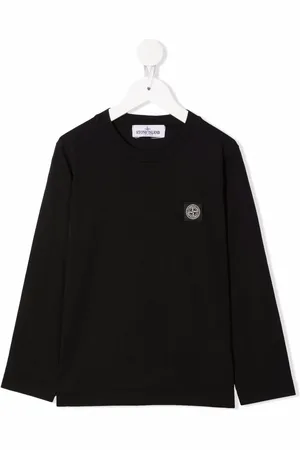 Stone Island Long-sleeved cotton T-shirt
