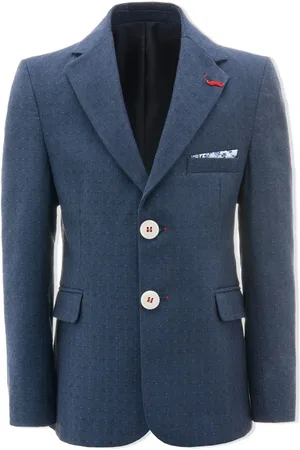 M. Moustache Embroidered single-breasted blazer