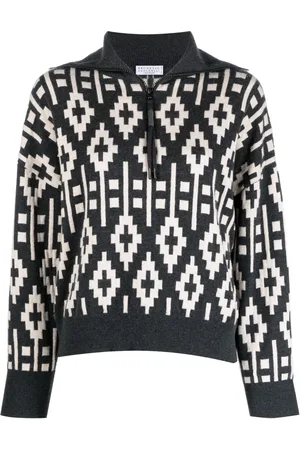 Brunello Cucinelli Graphic knited sweatshirt