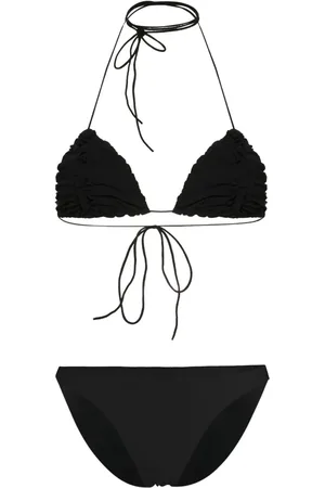 Amazuìn Janin ruffle-trim bikini set