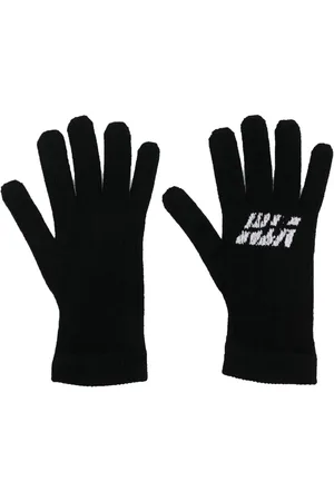 VTMNTS Intarsia-knit logo gloves