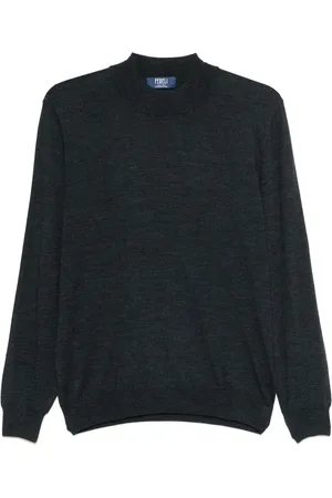 FEDELI Derby virgin wool sweater