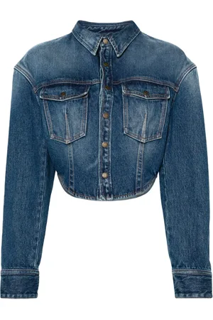 DARKPARK Classic-collar cotton shirt