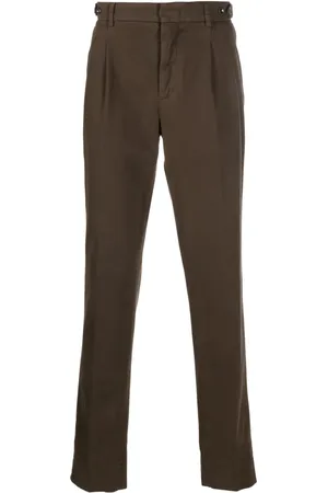 PESERICO SIGN Waist-tab cotton trousers