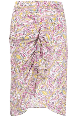 IRO Graphic-print knee-length skirt