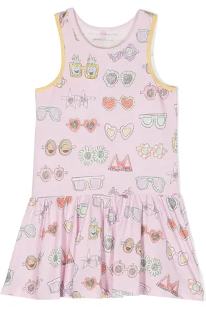 Stella McCartney Sunglasses-print jersey midi dress